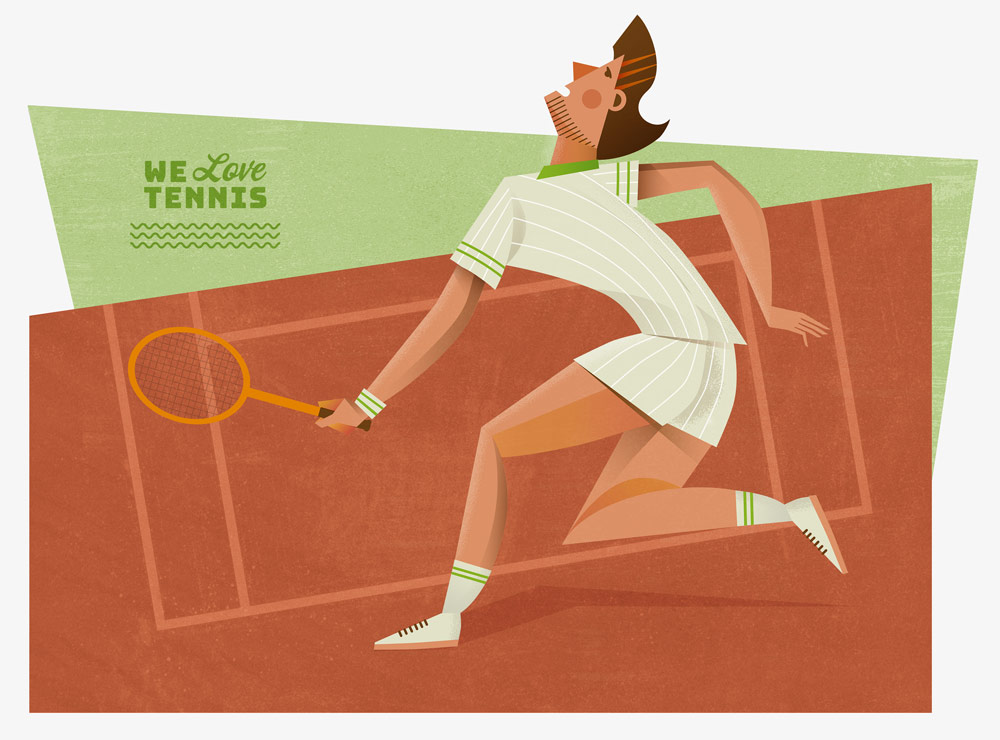 We love tennis.